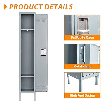 ロッカー 6コンパートメント メタル製 4546FZ-Z13 オカムラ FZロッカー 6人用3列2段 シリンダー錠